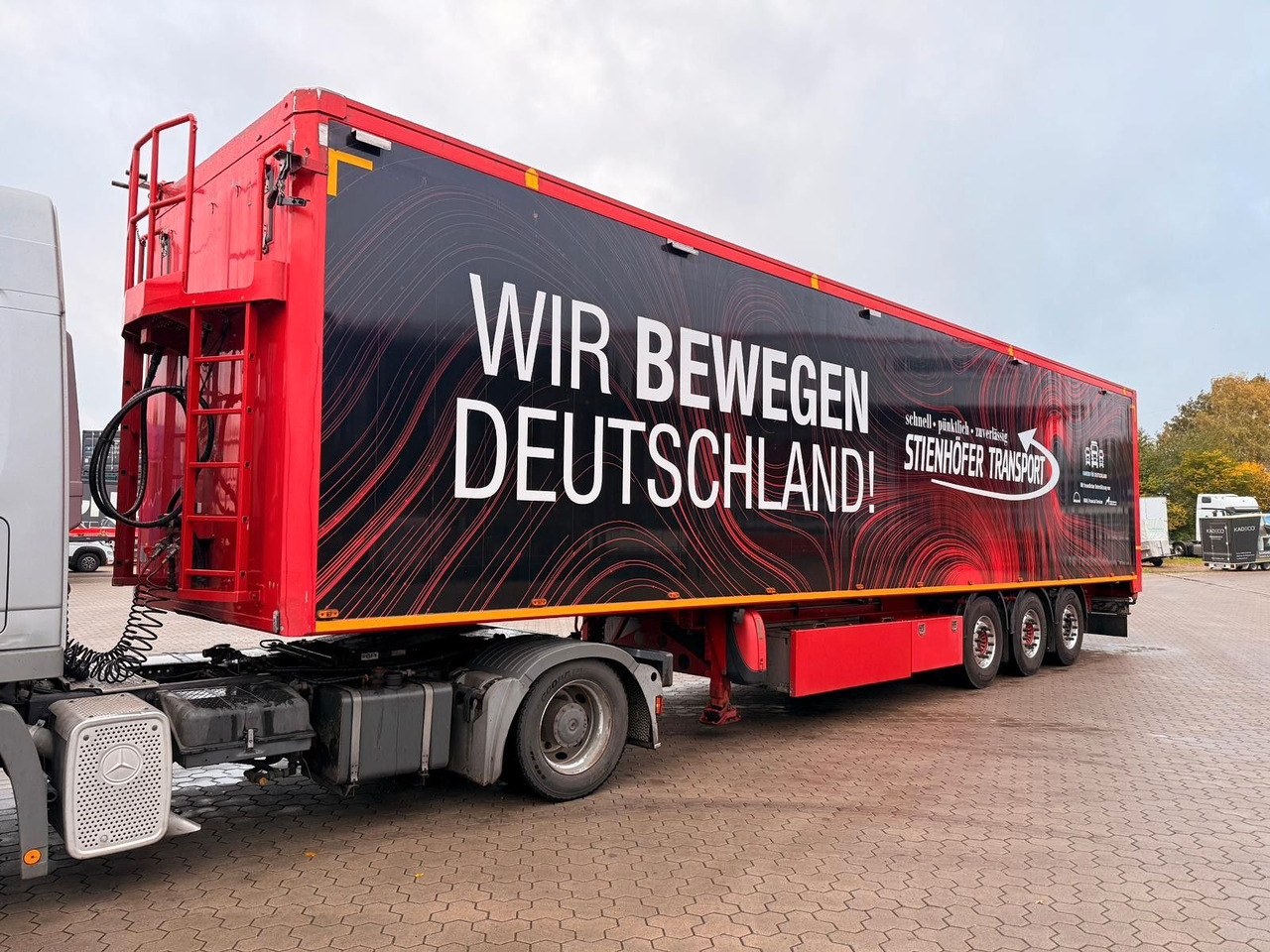 Knapen Stokota Schubboden - Top Zustand/Neuen TÜV - Semirremolque piso movil: foto 1 Knapen Stokota Schubboden - Top Zustand/Neuen TÜV - Semirremolque piso movil: foto 1