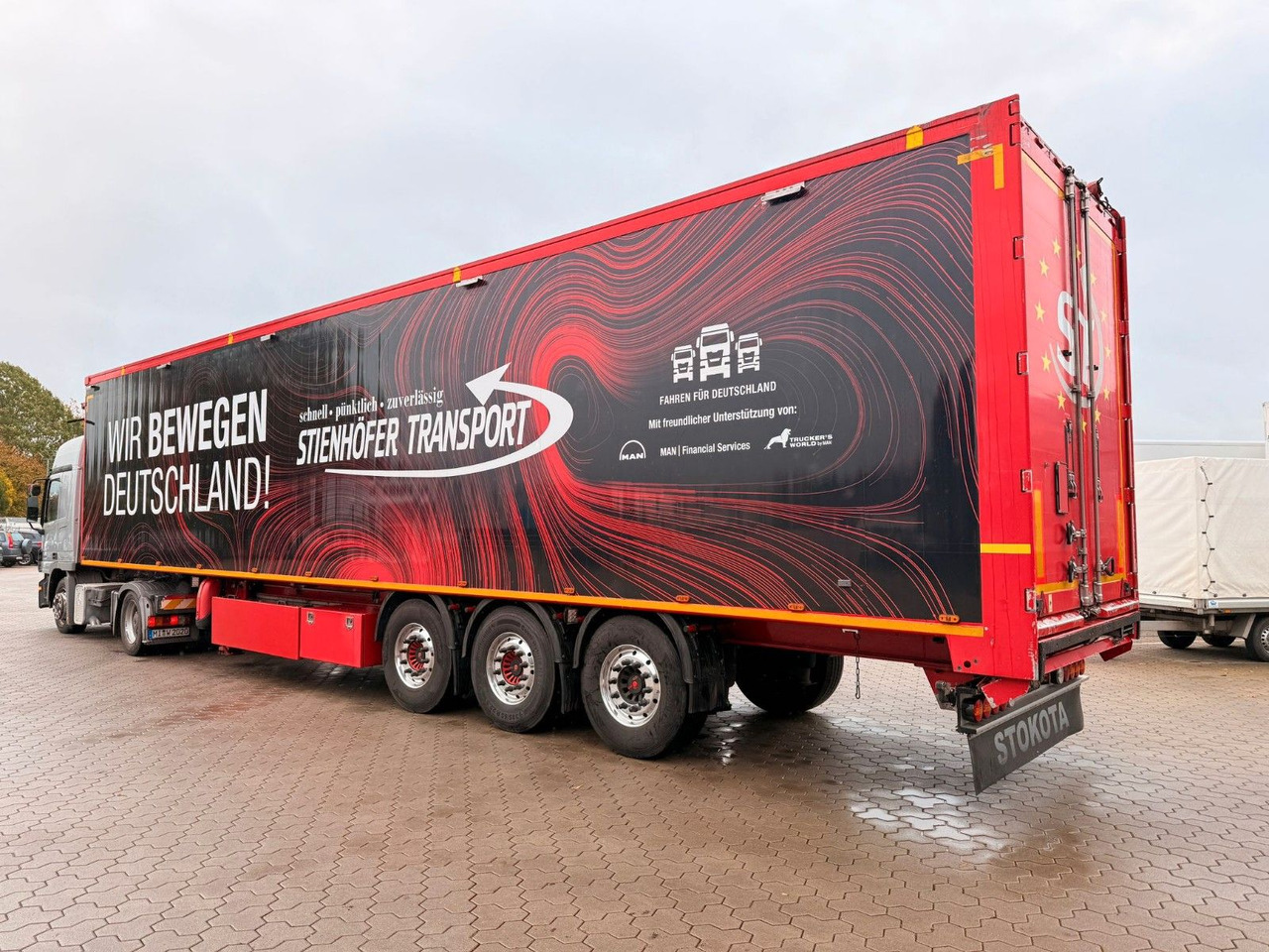 Knapen Stokota Schubboden - Top Zustand/Neuen TÜV - Semirremolque piso movil: foto 2 Knapen Stokota Schubboden - Top Zustand/Neuen TÜV - Semirremolque piso movil: foto 2