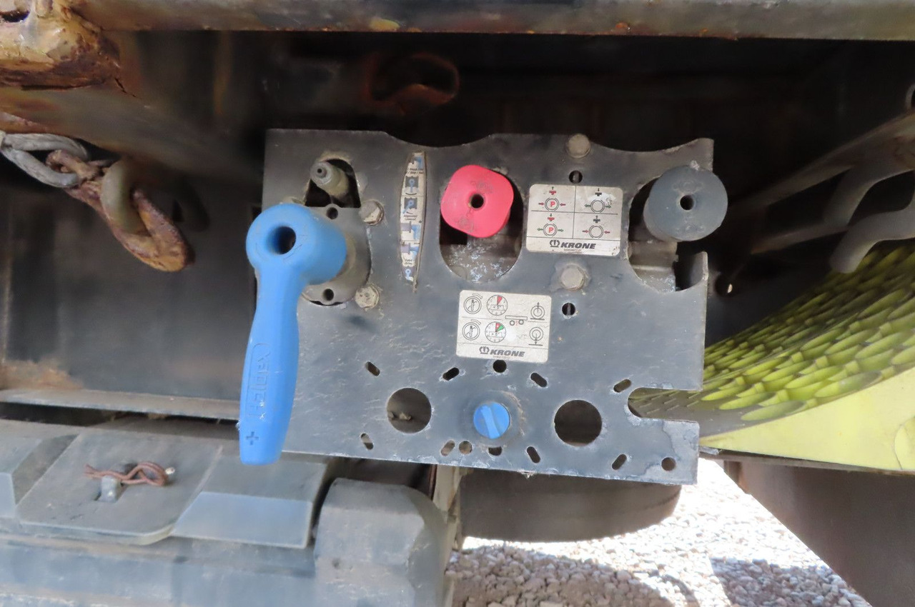 Semirremolque plataforma/ Caja abierta Krone Stahlmattenauflieger mit Bordwände: foto 11