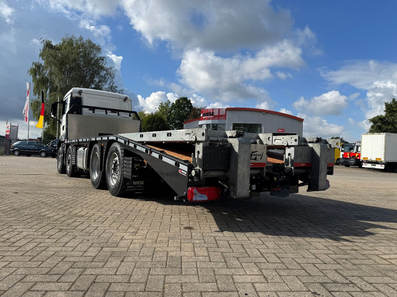 Grua de remolque autos MAN 8x4 Maschinentransporter: foto 6
