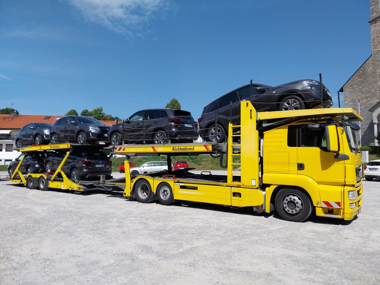 MAN TGS 18.400 Autotransporter Komplettgespann - Camión portavehículos: foto 1 MAN TGS 18.400 Autotransporter Komplettgespann - Camión portavehículos: foto 1
