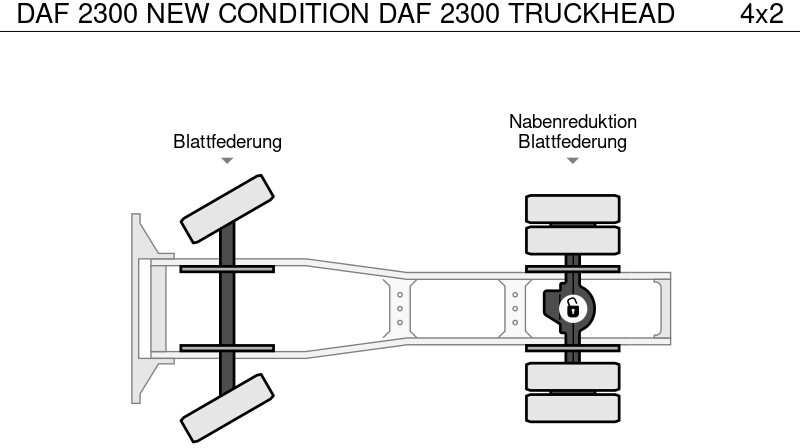Cabeza tractora DAF 2300 NEW CONDITION DAF 2300 TRUCKHEAD: foto 14 Cabeza tractora DAF 2300 NEW CONDITION DAF 2300 TRUCKHEAD: foto 14