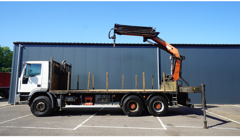 Iveco EUROTRAKKER CURSOR 350 6X4 FLATBED WITH PALFINGER PK 20002 CRANE - Camión grúa: foto 1 Iveco EUROTRAKKER CURSOR 350 6X4 FLATBED WITH PALFINGER PK 20002 CRANE - Camión grúa: foto 1