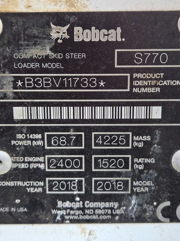 Bobcat S770 - Cargadora de ruedas: foto 2 Bobcat S770 - Cargadora de ruedas: foto 2