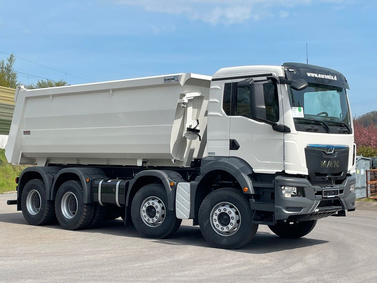 MAN TGS 41.400 8x4 / EUROMIX MTP 20m³/ EURO2 Kipper - Camión volquete: foto 1 MAN TGS 41.400 8x4 / EUROMIX MTP 20m³/ EURO2 Kipper - Camión volquete: foto 1