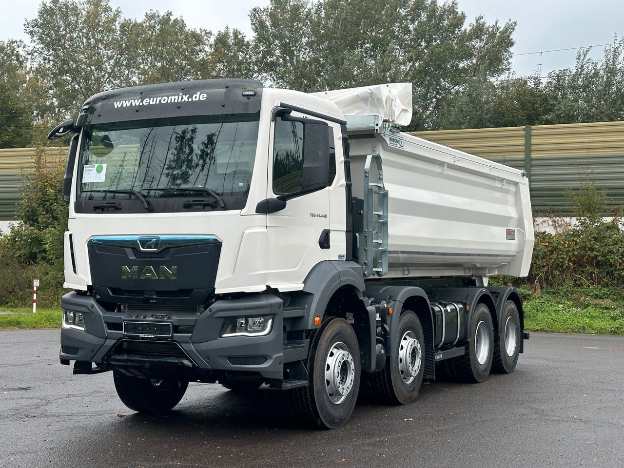 MAN TGS 41.440 BB 8X4 Euromix Mulden Kipper HARDOX - Camión volquete: foto 1 MAN TGS 41.440 BB 8X4 Euromix Mulden Kipper HARDOX - Camión volquete: foto 1