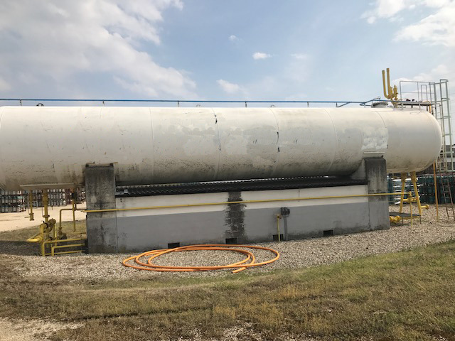 150m3 stationary gastank Gas, LPG, GPL, GAZ, Propane with appendages Used Tank ID 1.208 - Depósito de combustible: foto 1 150m3 stationary gastank Gas, LPG, GPL, GAZ, Propane with appendages Used Tank ID 1.208 - Depósito de combustible: foto 1