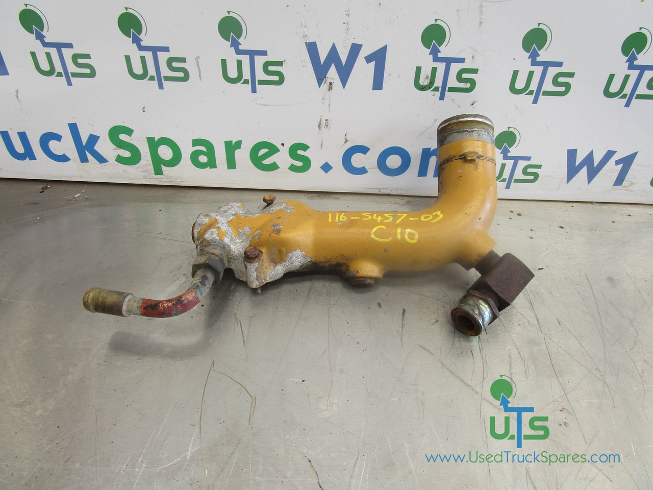 CAT C10 / C12 WATER PUMP PIPE P/NO 116-5457-03 - Motor y piezas para Camión: foto 1 CAT C10 / C12 WATER PUMP PIPE P/NO 116-5457-03 - Motor y piezas para Camión: foto 1