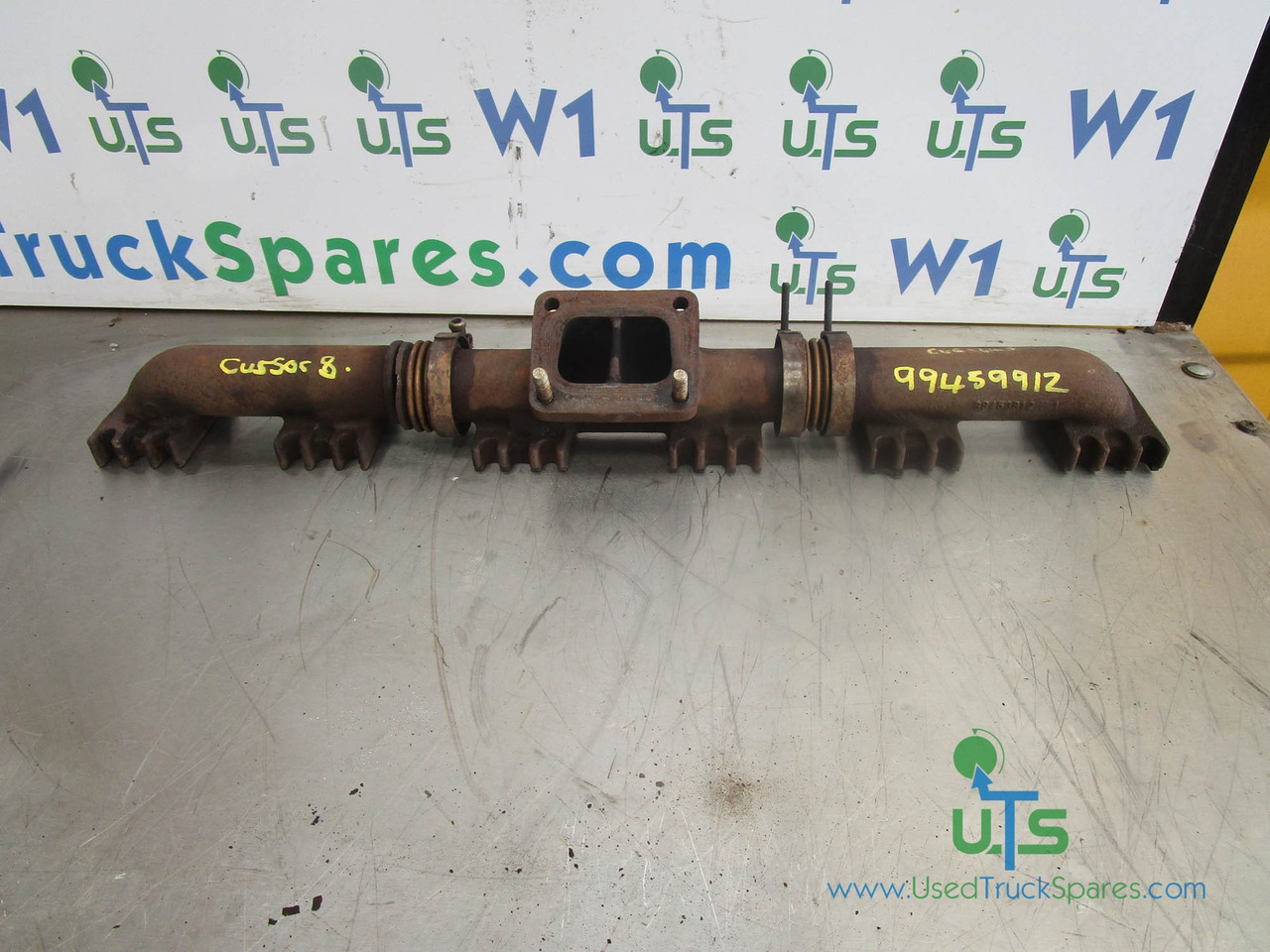 IVECO CURSOR 8 EXHAUST MANIFOLD P/NO 99459912 - Silenciador/ Sistema de escape para Camión: foto 1 IVECO CURSOR 8 EXHAUST MANIFOLD P/NO 99459912 - Silenciador/ Sistema de escape para Camión: foto 1