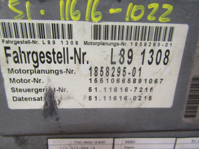 MAN M2000 SERIES 220 ENGINE ECU BOSCH P/NO 0.281020009 - Unidad de control para Camión: foto 2 MAN M2000 SERIES 220 ENGINE ECU BOSCH P/NO 0.281020009 - Unidad de control para Camión: foto 2