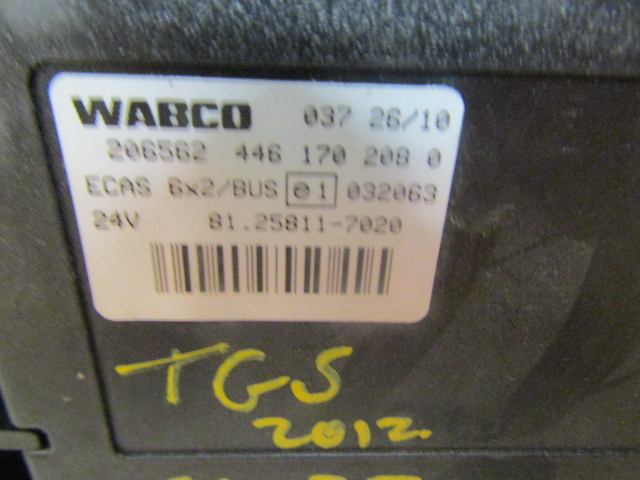 MAN TGS ECAS ECU WABCO P/NO 446 170 2080 / MAN P/NO 81.25811.7020 - Unidad de control para Camión: foto 2 MAN TGS ECAS ECU WABCO P/NO 446 170 2080 / MAN P/NO 81.25811.7020 - Unidad de control para Camión: foto 2