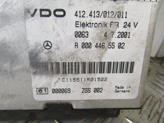 MERCEDES ATEGO 1823 ELEKTRONIC FR UNIT P/NO A000 446 5502 - Sistema eléctrico para Camión: foto 2 MERCEDES ATEGO 1823 ELEKTRONIC FR UNIT P/NO A000 446 5502 - Sistema eléctrico para Camión: foto 2