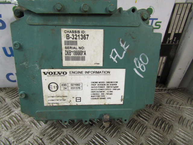 VOLVO FL6 D6B 180 ENGINE ECU O/NO 03161965 – PO3 - Unidad de control para Camión: foto 4 VOLVO FL6 D6B 180 ENGINE ECU O/NO 03161965 – PO3 - Unidad de control para Camión: foto 4