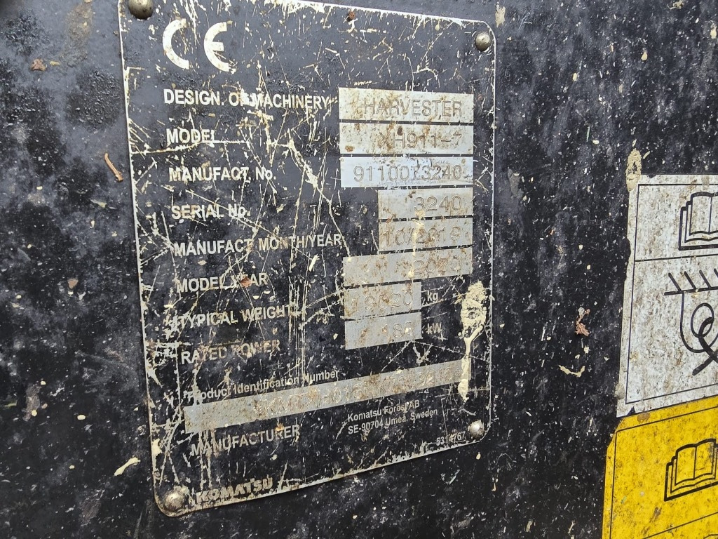 Komatsu 911.7 - Procesadora forestal: foto 5 Komatsu 911.7 - Procesadora forestal: foto 5