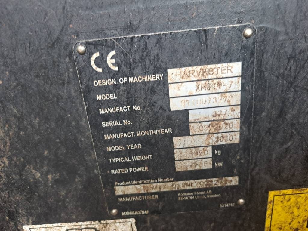 Komatsu 911 - Procesadora forestal: foto 2 Komatsu 911 - Procesadora forestal: foto 2