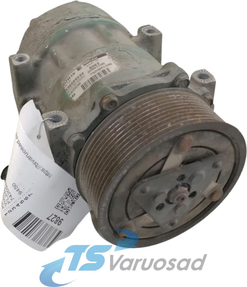 Volvo A/C compressor 7420941036 - Calefacción/ Ventilación para Camión: foto 1 Volvo A/C compressor 7420941036 - Calefacción/ Ventilación para Camión: foto 1