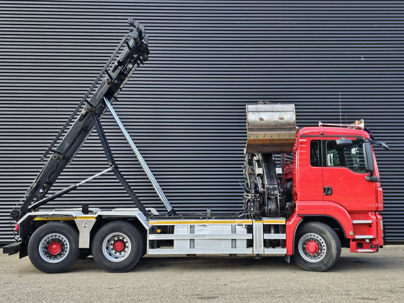 MAN TGS 26.400 / 6x4H-2 / HMF Z KRAAN + CONTAINERSYSTEM - Camión con equipo de cable, Camión grúa: foto 5 MAN TGS 26.400 / 6x4H-2 / HMF Z KRAAN + CONTAINERSYSTEM - Camión con equipo de cable, Camión grúa: foto 5
