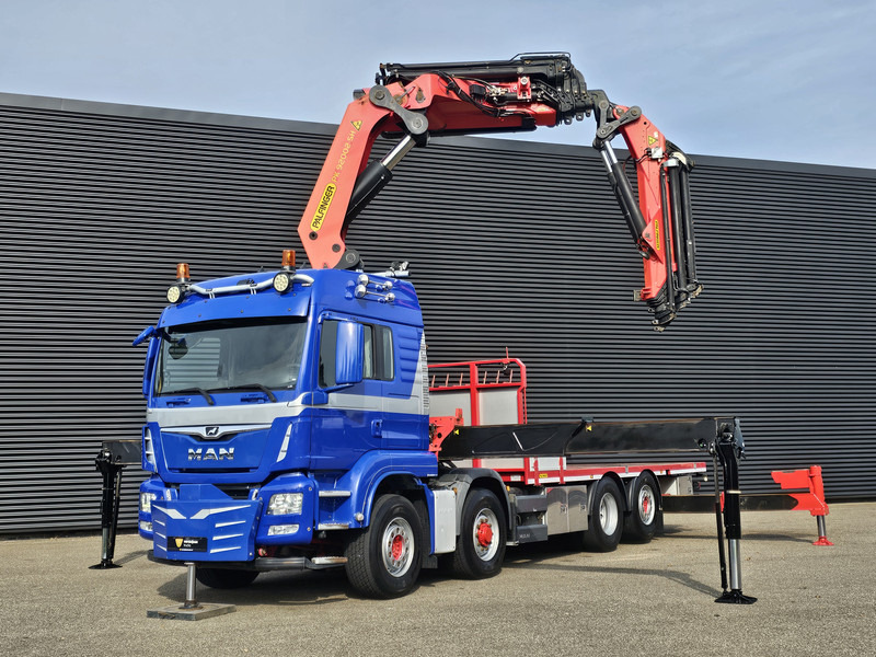 MAN TGS 35.500 8x4-6 / PALFINGER 92 t/m CRANE +JIB - Camión caja abierta: foto 4 MAN TGS 35.500 8x4-6 / PALFINGER 92 t/m CRANE +JIB - Camión caja abierta: foto 4