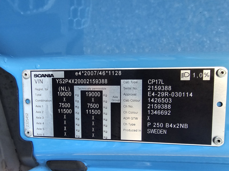 Camión frigorífico Scania P250 / LBW /4X2 / FRIGOBLOCK: foto 19 Camión frigorífico Scania P250 / LBW /4X2 / FRIGOBLOCK: foto 19