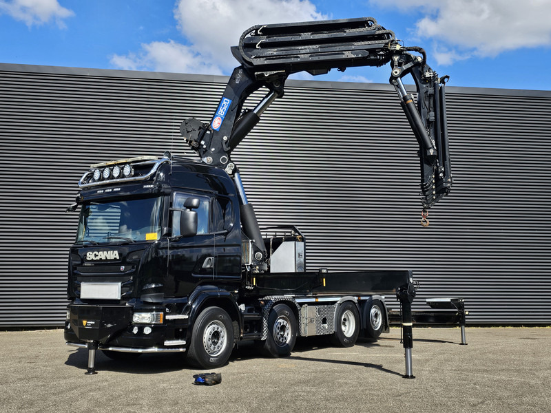 Scania R490 / 8x2 / HMF 85 TM CRANE / WINCH / JIB - Camión grúa: foto 3 Scania R490 / 8x2 / HMF 85 TM CRANE / WINCH / JIB - Camión grúa: foto 3