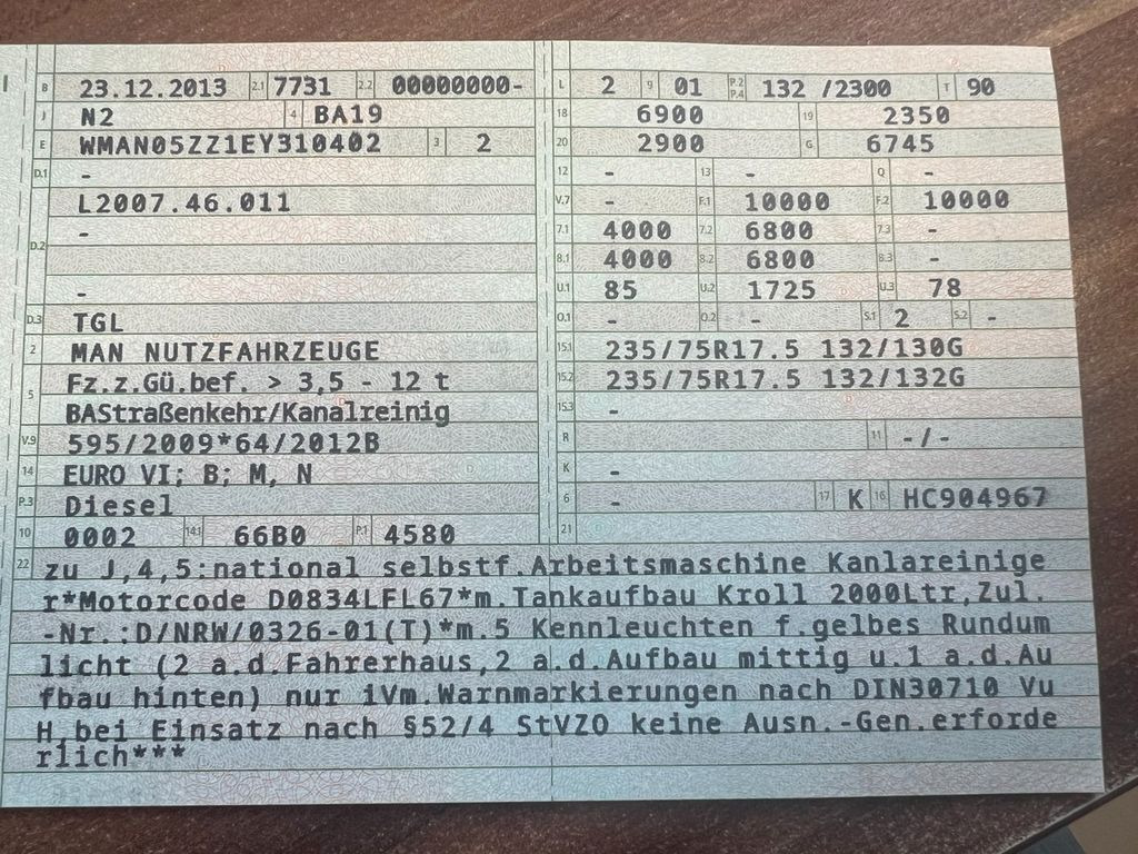 MAN 10.180 Saug & Druck & Spülwagen & Funk Euro 6 MAN 10.180 Saug & Druck & Spülwagen - Limpieza de alcantarillado: foto 3 MAN 10.180 Saug & Druck & Spülwagen & Funk Euro 6 MAN 10.180 Saug & Druck & Spülwagen - Limpieza de alcantarillado: foto 3