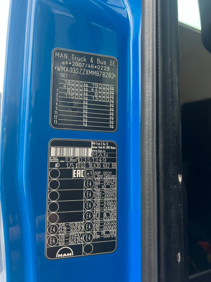 MAN 18.430 4X2 Meiller 3. Seitenkipper Top Zustand - Camión volquete: foto 3 MAN 18.430 4X2 Meiller 3. Seitenkipper Top Zustand - Camión volquete: foto 3