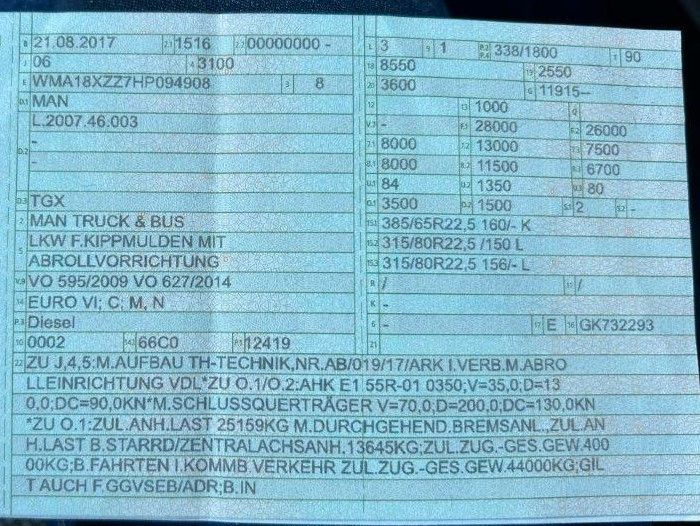 MAN 26.460 6X2 Retarder Klima Navigation guter Zust. MAN 26.460 6X2 Retarder Klima Navigation guter Zust. - Camión multibasculante: foto 3 MAN 26.460 6X2 Retarder Klima Navigation guter Zust. MAN 26.460 6X2 Retarder Klima Navigation guter Zust. - Camión multibasculante: foto 3