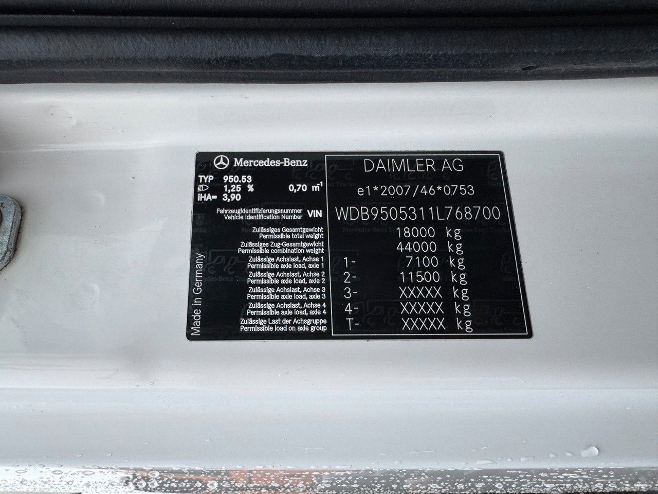 Mercedes-Benz 1833 4X2 Meiller AK 12 Absetzkipper Mercedes-Benz 1833 4X2 Meiller AK 12 Absetzkipper - Camión portacontenedor de cadenas: foto 5 Mercedes-Benz 1833 4X2 Meiller AK 12 Absetzkipper Mercedes-Benz 1833 4X2 Meiller AK 12 Absetzkipper - Camión portacontenedor de cadenas: foto 5