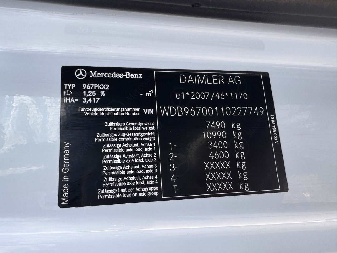 Mercedes-Benz 816 4X2 mit neuem Hyva Abroller Funk - Camión multibasculante: foto 3 Mercedes-Benz 816 4X2 mit neuem Hyva Abroller Funk - Camión multibasculante: foto 3