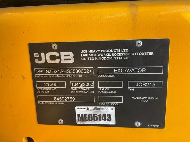 JCB 215LC - Excavadora de cadenas: foto 5 JCB 215LC - Excavadora de cadenas: foto 5
