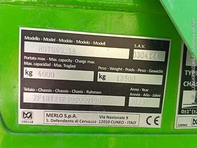 Merlo Roto 40.18 - Manipulador telescópico: foto 5 Merlo Roto 40.18 - Manipulador telescópico: foto 5