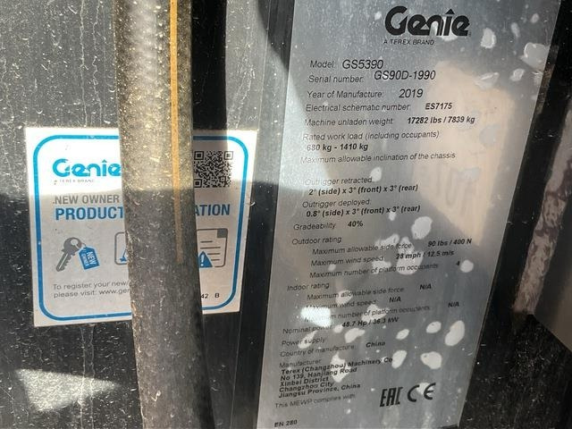 Genie GS5390 - Plataforma de tijeras: foto 5 Genie GS5390 - Plataforma de tijeras: foto 5