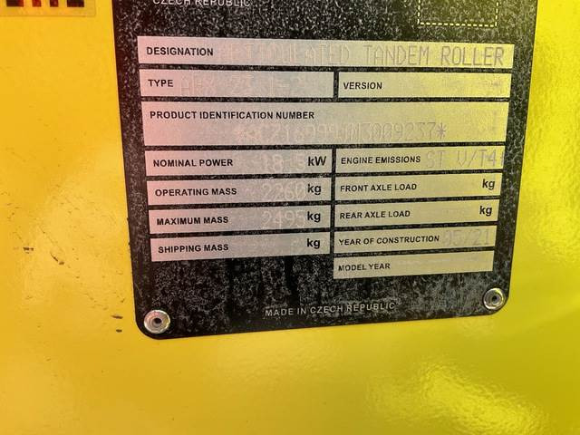 Ammann ARX23 1-2 - Apisonadora de asfalto: foto 5 Ammann ARX23 1-2 - Apisonadora de asfalto: foto 5