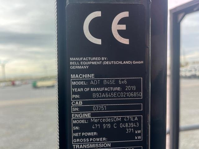 Bell B45E - Dúmper articulado: foto 5 Bell B45E - Dúmper articulado: foto 5