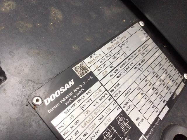 Doosan BR16JW-9 - Retráctil: foto 5 Doosan BR16JW-9 - Retráctil: foto 5