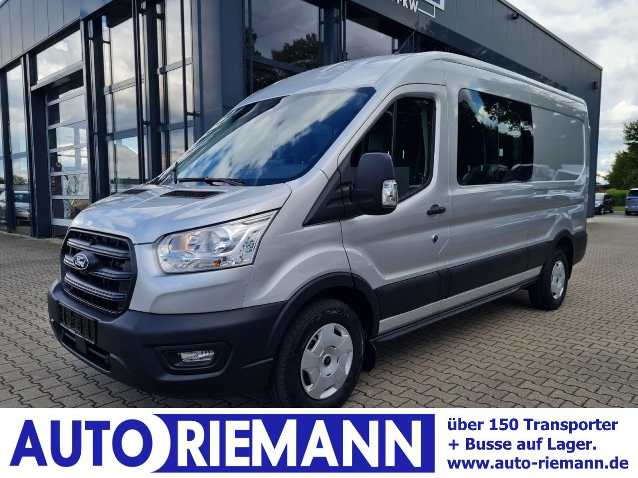 Furgón, Furgoneta combi Ford Transit 3,5t Kasten Doka TDCi L3 Trend AHK PDC K: foto 1
