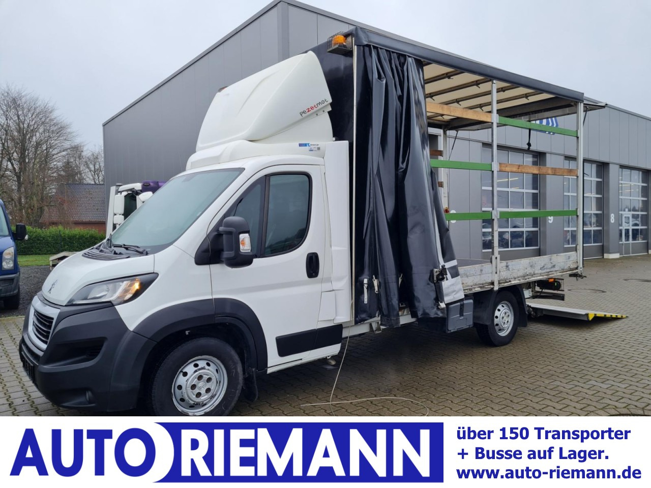 Peugeot Boxer 35 Pritsche 2x Schiebe Plane LBW L4 KLIMA - Furgoneta con lona: foto 1 Peugeot Boxer 35 Pritsche 2x Schiebe Plane LBW L4 KLIMA - Furgoneta con lona: foto 1