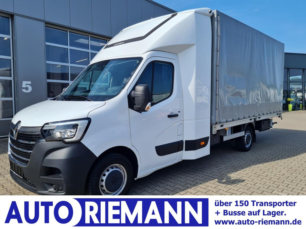 Renault Master 3,5t Pritsche Plane Schlafkab. dCi 160 - Furgoneta con lona: foto 1 Renault Master 3,5t Pritsche Plane Schlafkab. dCi 160 - Furgoneta con lona: foto 1
