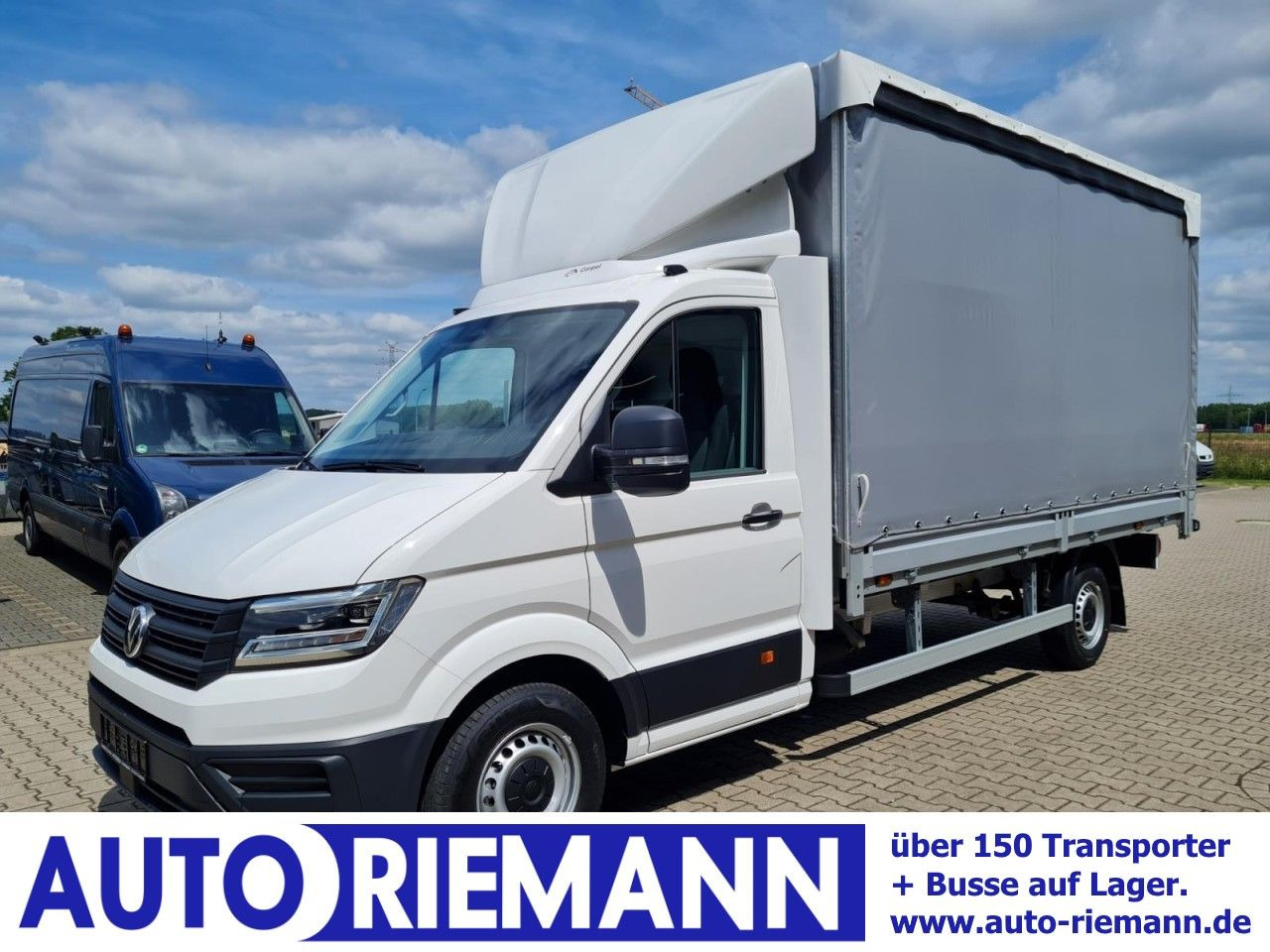 Volkswagen Crafter 35 TDI Pritsche Schiebe Plane LED TEMPOM - Furgoneta con lona: foto 1 Volkswagen Crafter 35 TDI Pritsche Schiebe Plane LED TEMPOM - Furgoneta con lona: foto 1