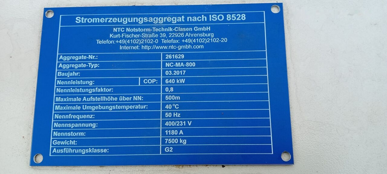 Generador industriale nuevo Stamford Generator Cummins STAMFORD 1600 KVA 2015 rok . Agregaty Prądotwó: foto 36