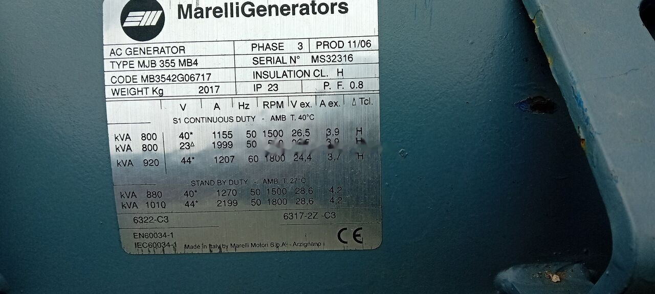 Generador industriale nuevo Stamford Generator Cummins STAMFORD 1600 KVA 2015 rok . Agregaty Prądotwó: foto 41