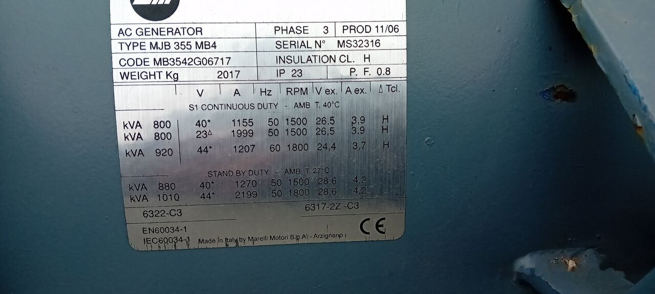 Generador industriale nuevo Stamford Generator Cummins STAMFORD 1600 KVA 2015 rok . Agregaty Prądotwó: foto 38