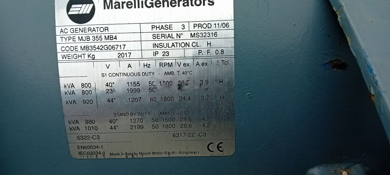 Generador industriale nuevo Stamford Generator Cummins STAMFORD 1600 KVA 2015 rok . Agregaty Prądotwó: foto 37