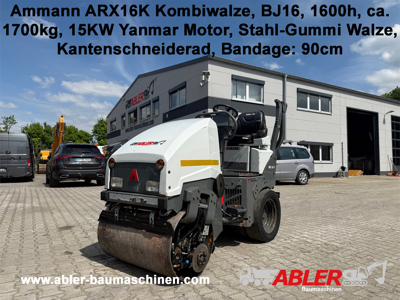 Ammann ARX16K Kombiwalze Stahl Gummi Asphaltwalze - Compactador mixto: foto 1 Ammann ARX16K Kombiwalze Stahl Gummi Asphaltwalze - Compactador mixto: foto 1