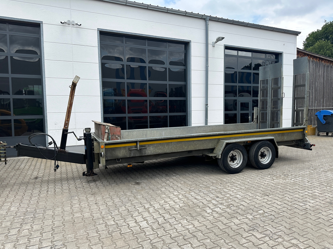 Demmler Tandem-Tiefladeranhänger Fräsenanhänger - Remolque góndola rebajadas: foto 3 Demmler Tandem-Tiefladeranhänger Fräsenanhänger - Remolque góndola rebajadas: foto 3