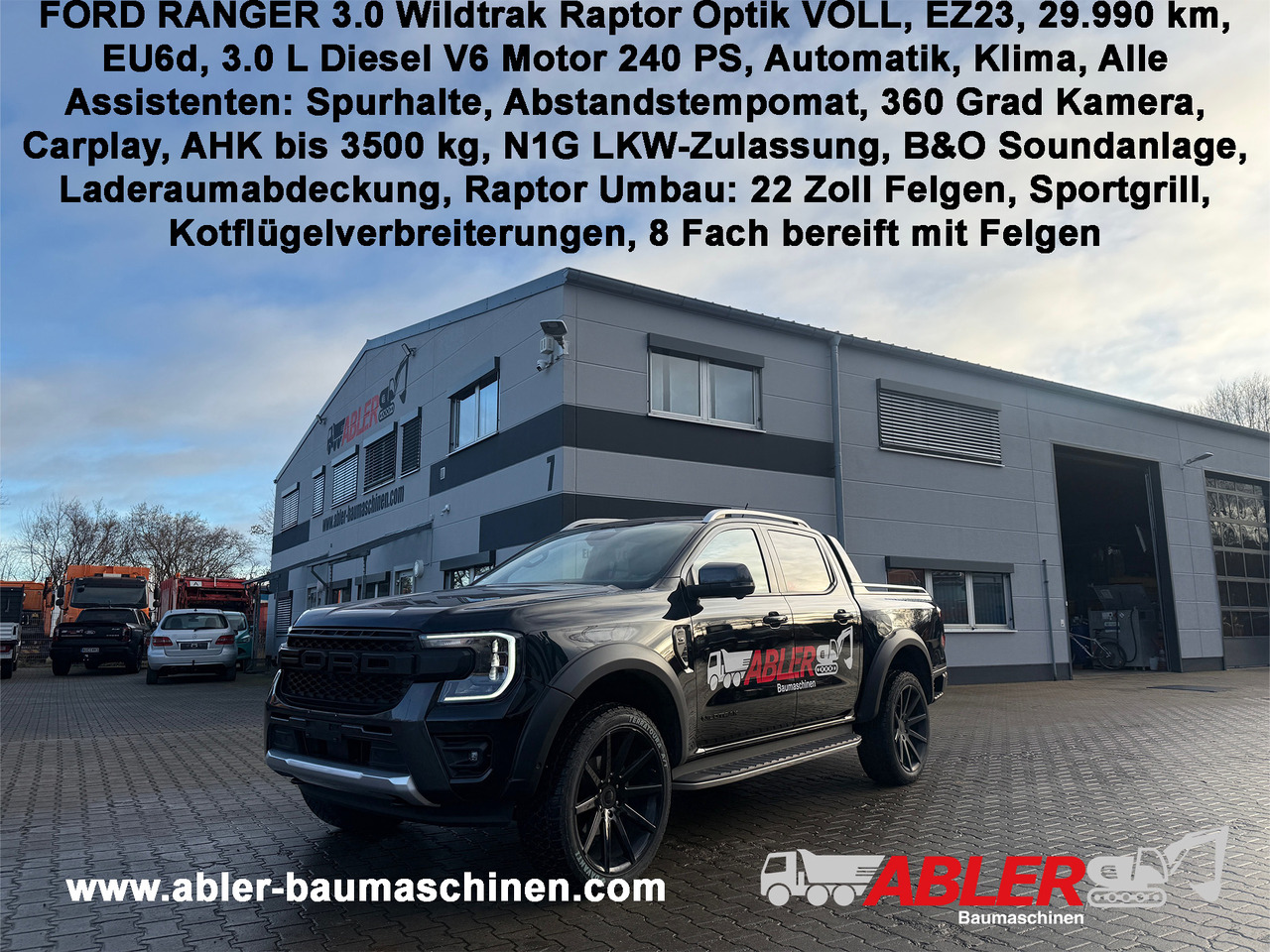 Ford Ranger Wildtrak 3.0 V6 Raptor Optik VOLL - Coche: foto 1 Ford Ranger Wildtrak 3.0 V6 Raptor Optik VOLL - Coche: foto 1