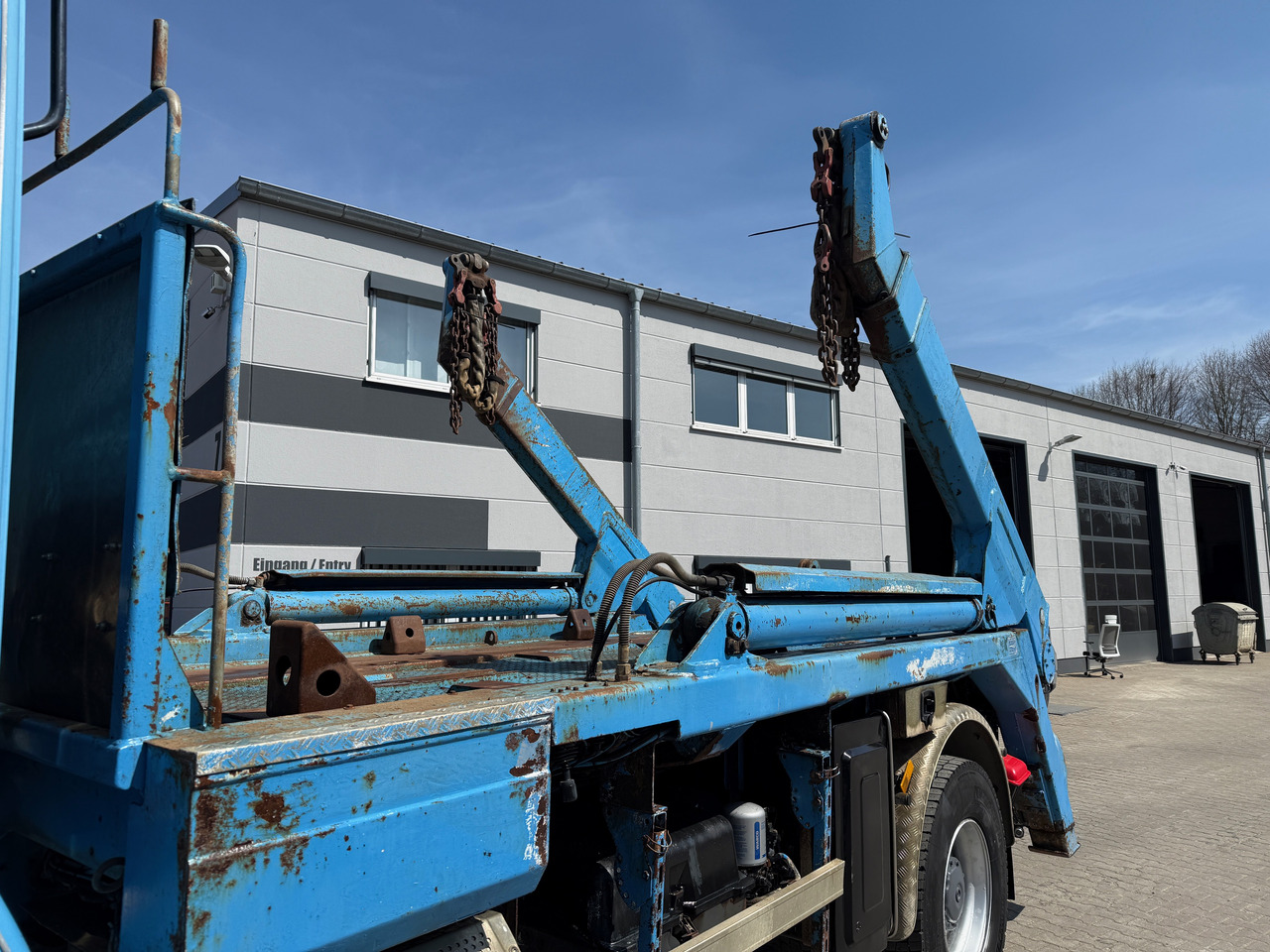 Camión portacontenedor de cadenas Mercedes-Benz 1841 Actros MP2 Absetzkipper 4x4 Allrad Klima: foto 13