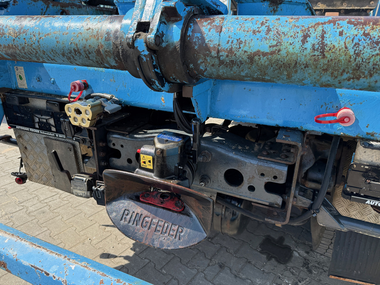 Camión portacontenedor de cadenas Mercedes-Benz 1841 Actros MP2 Absetzkipper 4x4 Allrad Klima: foto 9