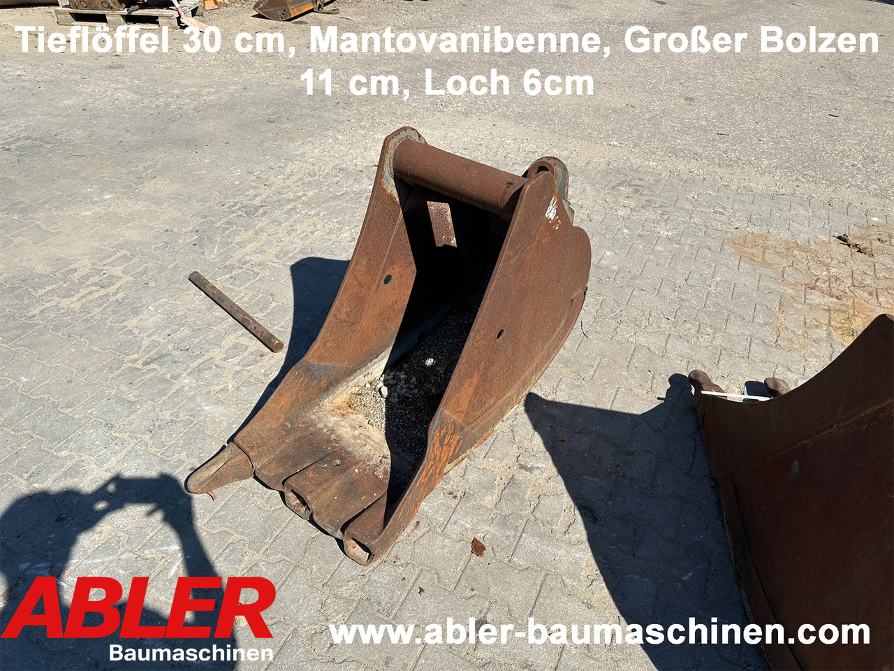 Tieflöffel 30cm Mantovanibenne - Cazo para excavadora: foto 1 Tieflöffel 30cm Mantovanibenne - Cazo para excavadora: foto 1