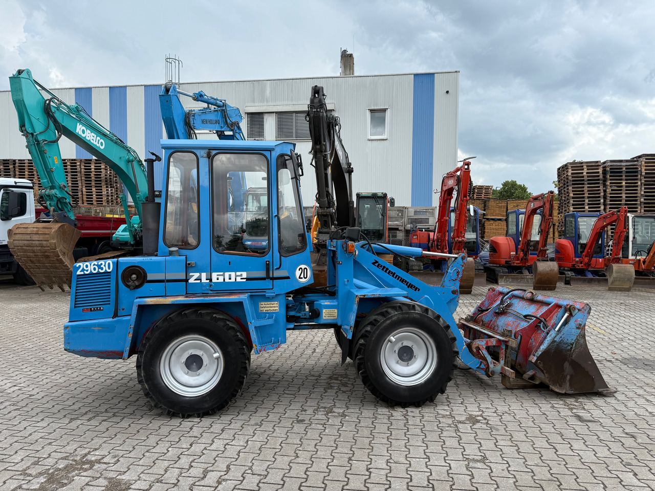 Cargadora de ruedas Zettlmeyer ZL602 Radlader Gabel + Schaufel + SW: foto 6